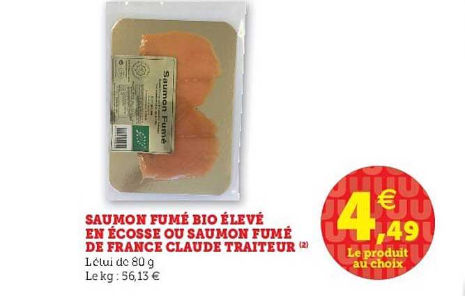 saumon fumé bio élevé en écosse ou saumon fumé de france claude traiteur