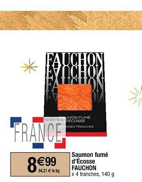saumon fumé d'écosse fauchon