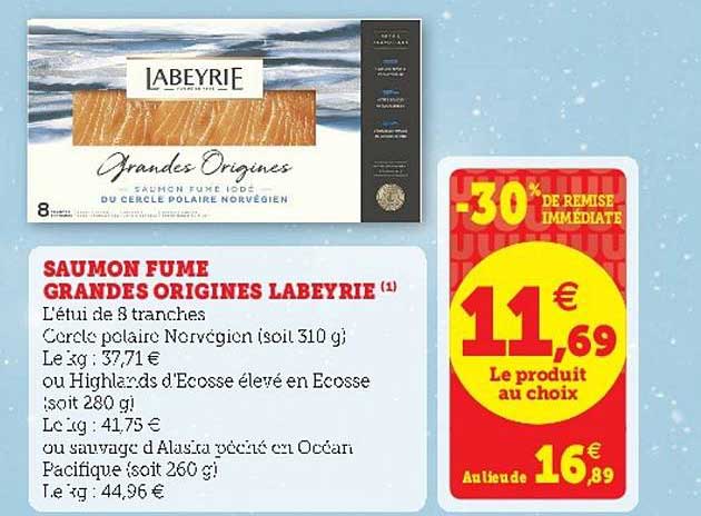 saumon fumé grandes origines labeyrie