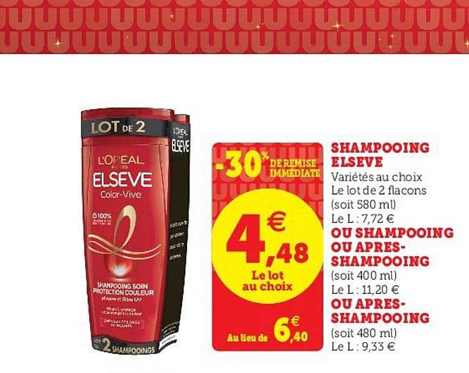 shampooing elsève ou après-shampooing