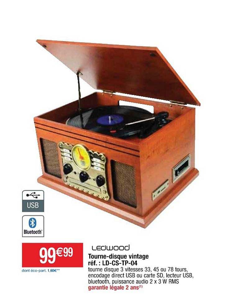 tourne disque vintage