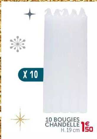 10 Bougies Chandelle