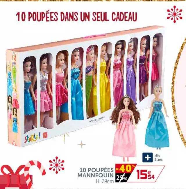 10 Poupées Mannequin