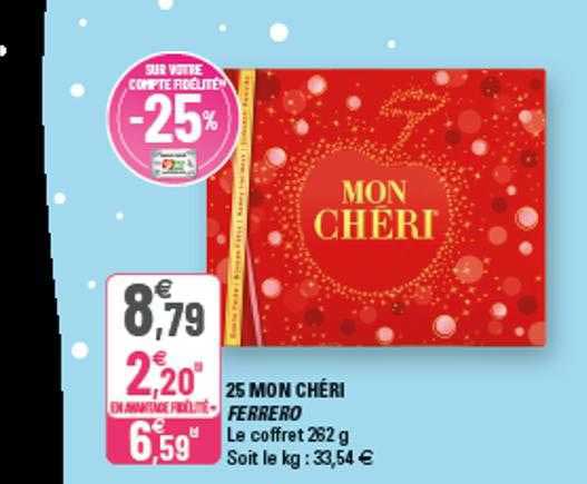 25 mon chéri ferrero