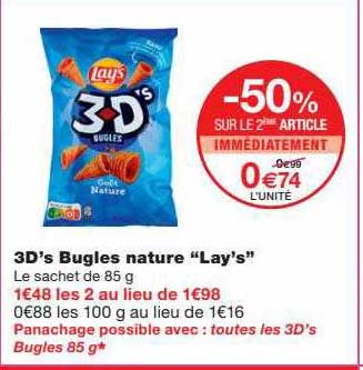 3d's Bugles Nature "lay's"