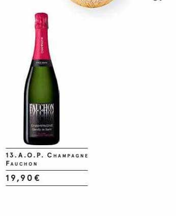a.o.p. champagne fauchon