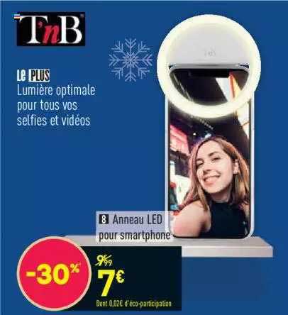 anneau led pour smartphone pour smartphone tnt
