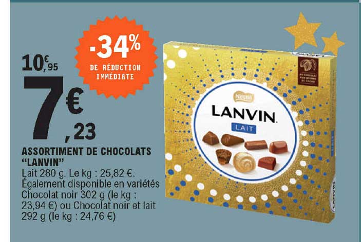 Assortiment De Chocolats "lanvin"