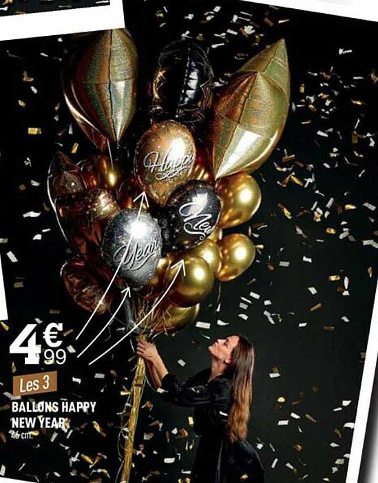 ballons happy new year