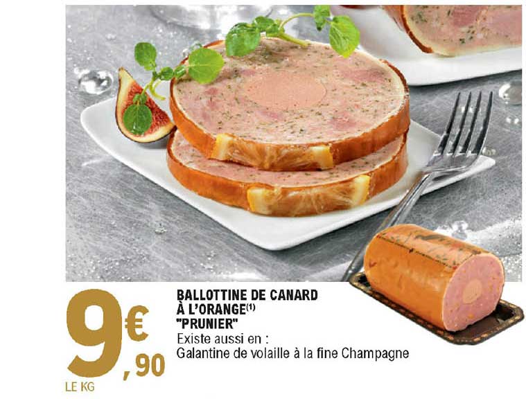 ballottine de canard à l'orange "prunier"