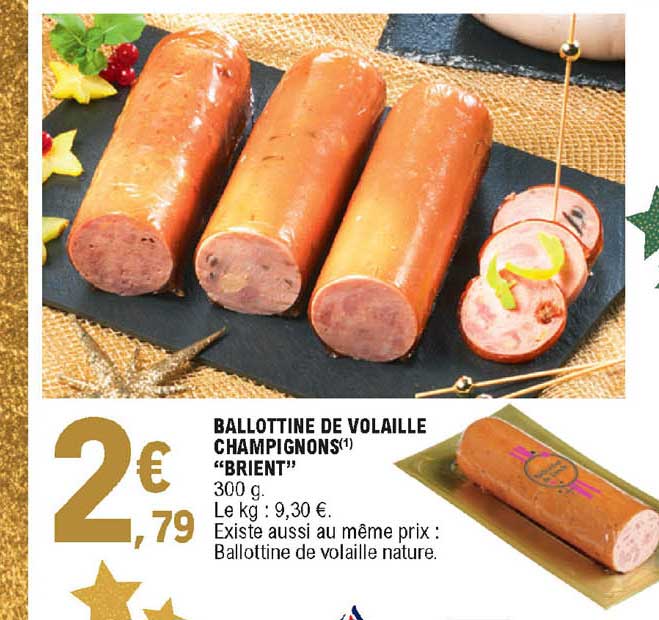 ballottine de volaille champignons "brient"