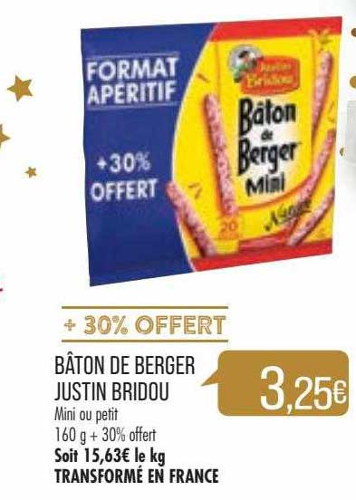 bâon de berger justin bridou