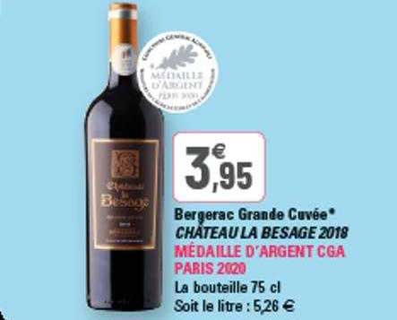 bergerac grande cuvée château la besage 2018
