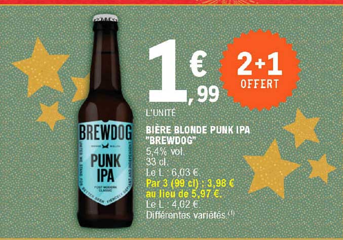 bière blonde punk ipa "browdog"