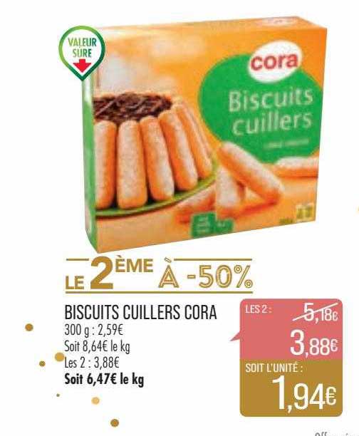 biscuits cuillers cora