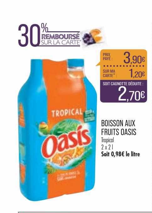 Boisson Aux Fruits Oasis