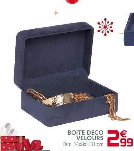 Boîte Déco Velours