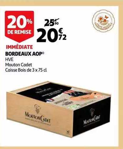 bordeaux aop hve mouton cadet