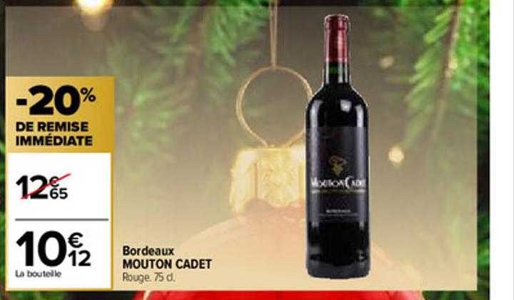bordeaux mouton cadet