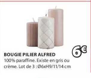 bougie pilier alfred