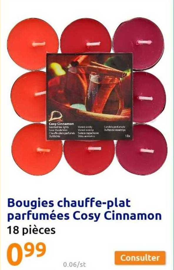 Bougies Chauffe-plat Parfumées Cosy Cinnamon