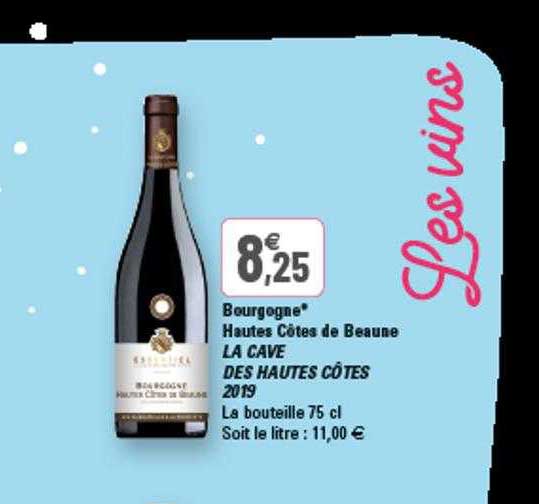 bourgogne hautes côtes de beaune la cave des hautes côtes 2019