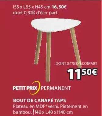 Bout De Canapé Taps