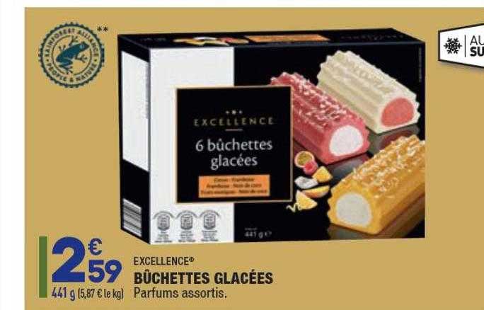 Bûchettes Glacées Excellence