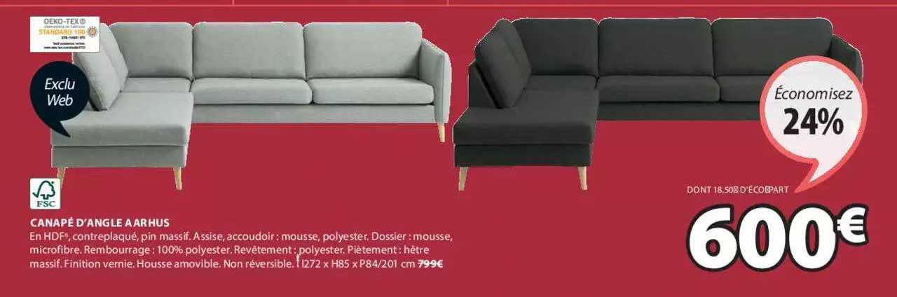 canapé d'angle à arhus
