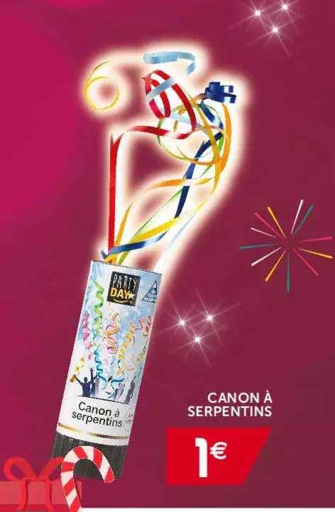 canon à serpentins