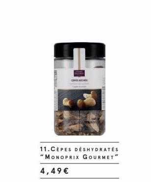 cèpes déshydratés "monoprix gourmet"