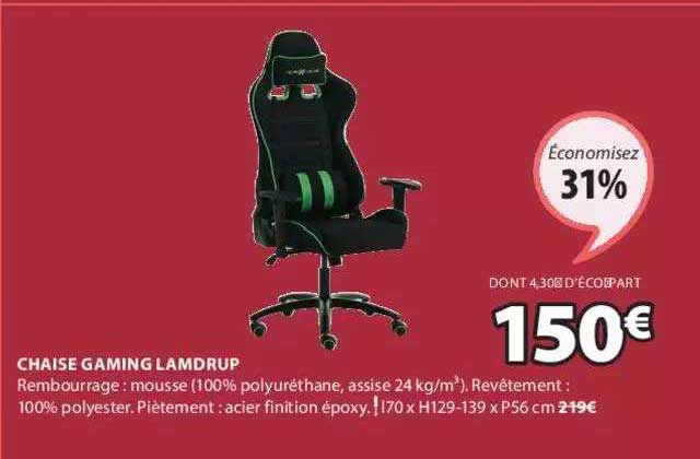 Chaise Gaming Lamdrup