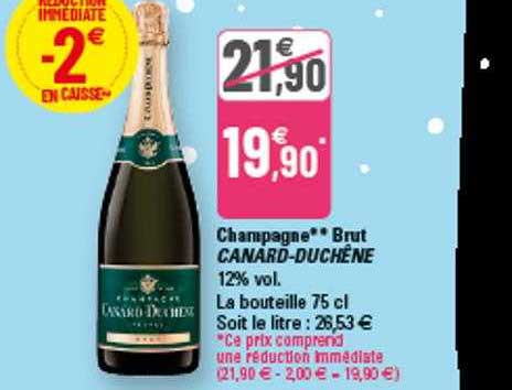 champagne brut canard-duchêne