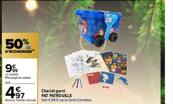 chariot garnie pat patrouille
