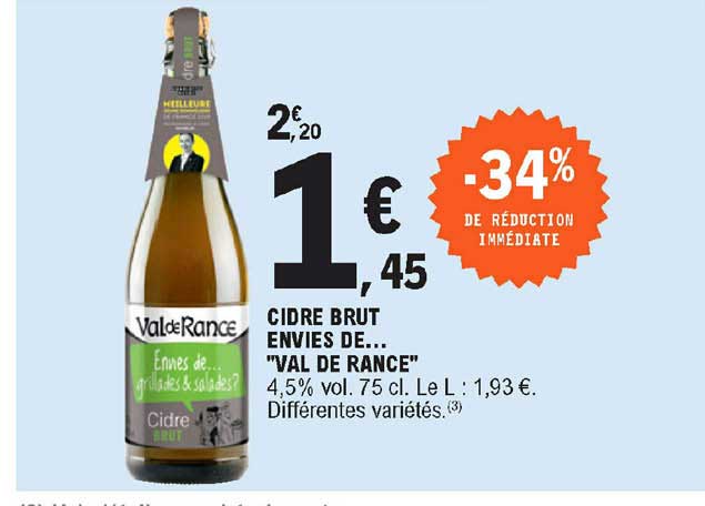 cidre brut envies de... "val de rance"