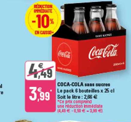 coca-cola sans sucres
