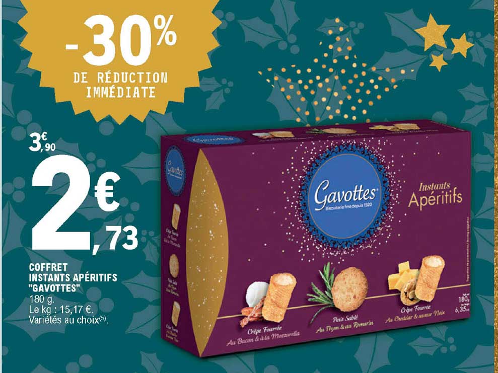 coffret instants apéritifs "gavottes"