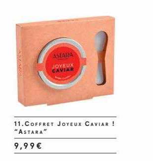 coffret joyeux caviar ! "astara"