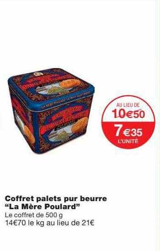 coffret palets pur beurre "la mère poulard"