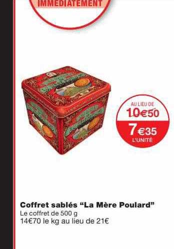 coffret sablé "la mère poulard"