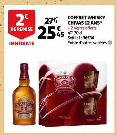 coffret whisky chivas 12 ans