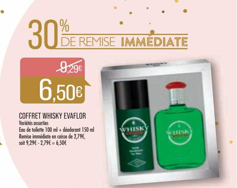 coffret whisky evaflor