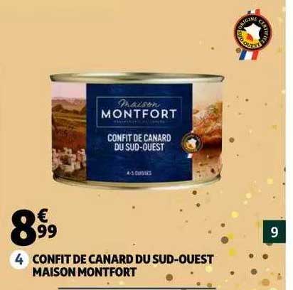 confit de canard du sud-ouest maison montfort