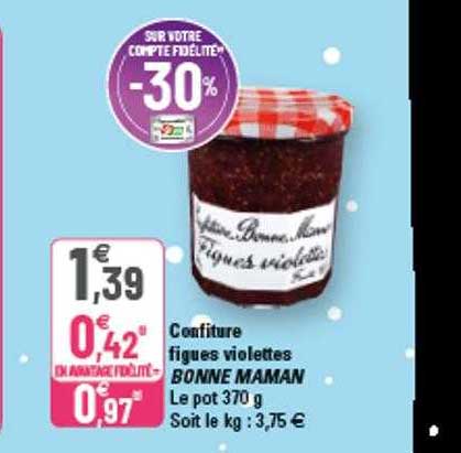 confiture figues violettes bonne maman