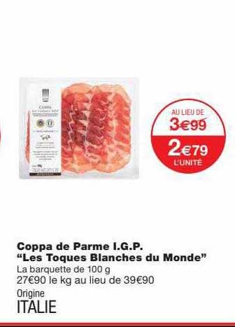 coppa de parme i.g.p. "les toques blanches du monde"