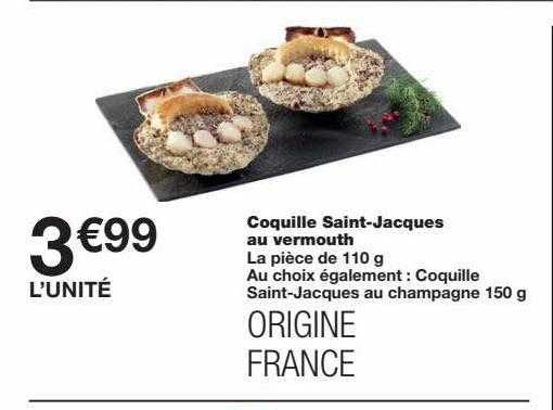 coquille saint-jacques au vermouth
