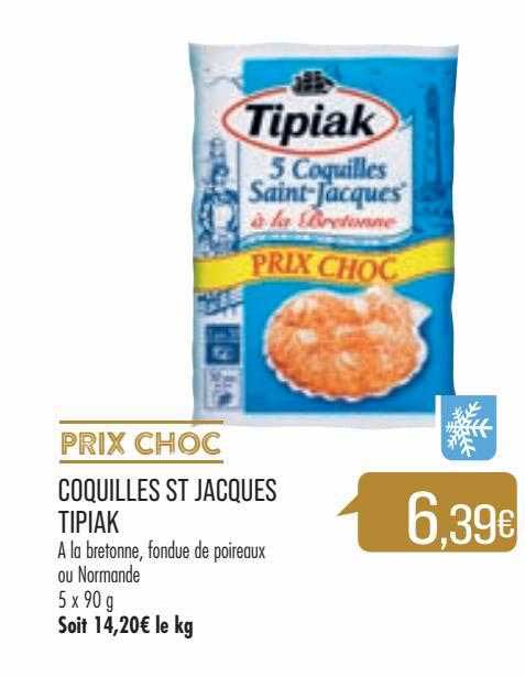 coquilles st jacques tipiak