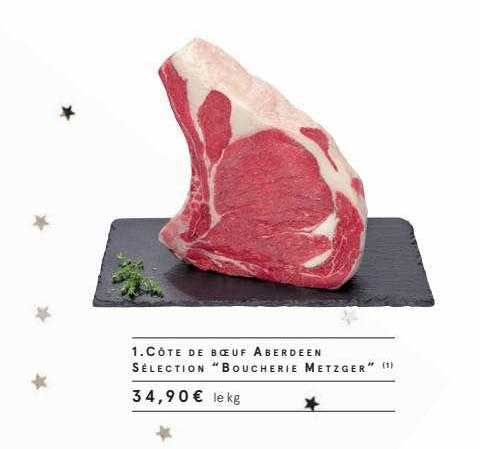 côte de bœuf aberdeen sélection "boucherie metzger"