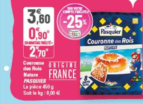 couronne des rois nature pasquier