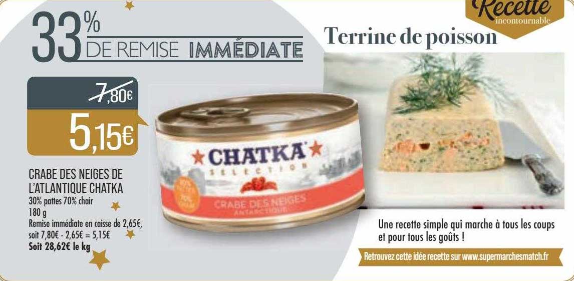 crabe des neiges de l'atlantique chatka